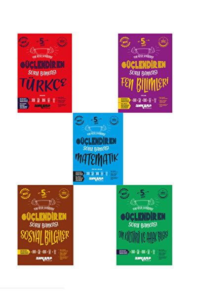 Günay Yayınları Ankara yayıncılık 5. Sınıf Güçlendiren Soru Bankası Seti - 5 ...