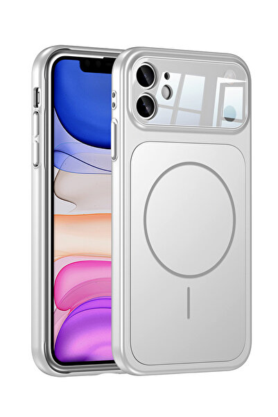 Rivor Apple iPhone 11 Uyumlu Kılıf 17 Görünümlü Tasarım MagSafe'li Kamera Kor...
