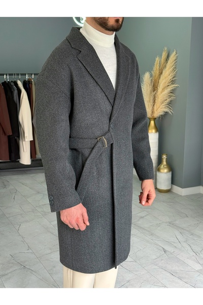 YUWEAR Oversize Kaşe kaban