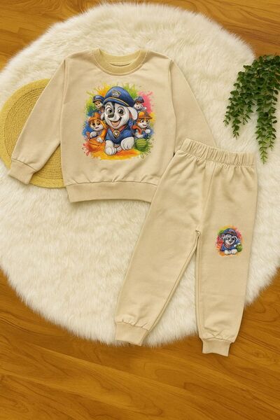 KOKOŞ BEBEK Paw Petrl Boys' Tracksuit Set - Age 2/8 - 31560