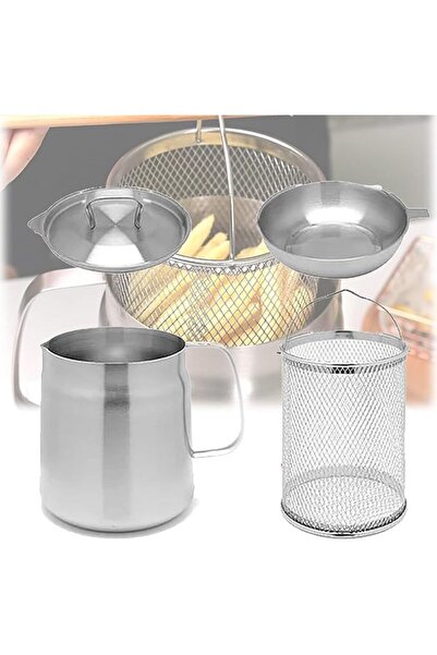 Arabest وعاء فلتر زيت من الفولاذ المقاوم للصدأ سعة 2 لتر، وعاء فلتر زيت متعدد...