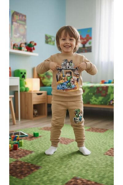 KOKOŞ BEBEK My Craft Boys' Tracksuit Set - Age 2/8 - 31559