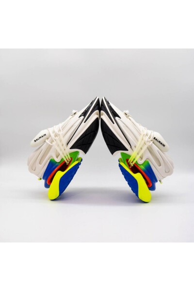 BALMAIN UNICORN COLOUR-BLOCK SNEAKERS