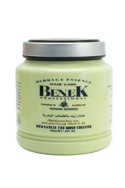 benek بينيك حمام زيت الطحالب البحرية مع فيتامين هـ والبروتينات والمعادن للشعر...