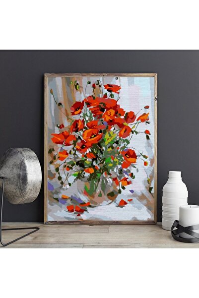 Pictorul Fericit Delicate Poppies - Pictură pe numere