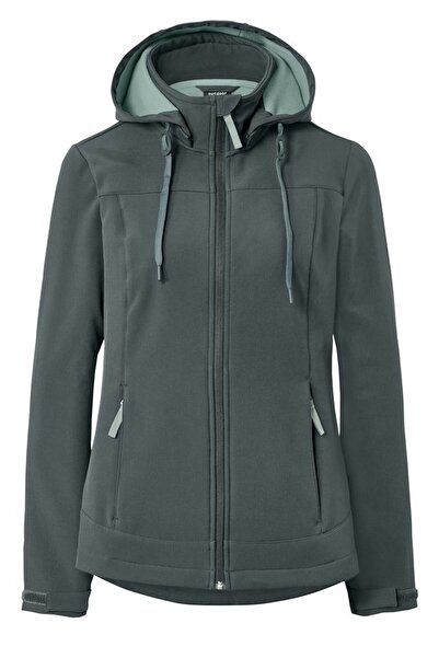 Tchibo Women Plain Soft Shell Jacket, Green