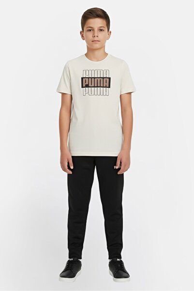 Puma Kids Boy 3 Pieces Sportswear Fit 2 T-Shirts And Jogger Pants Set, Multicolor