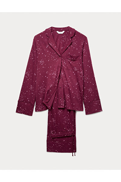 Marks & Spencer Pamuk-Modal Baskılı Pijama Takımı