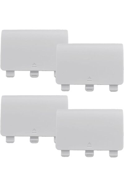 eWINNER 4 PCS Battery Back Cover for Xbox One/One S/One X Controller (White)
