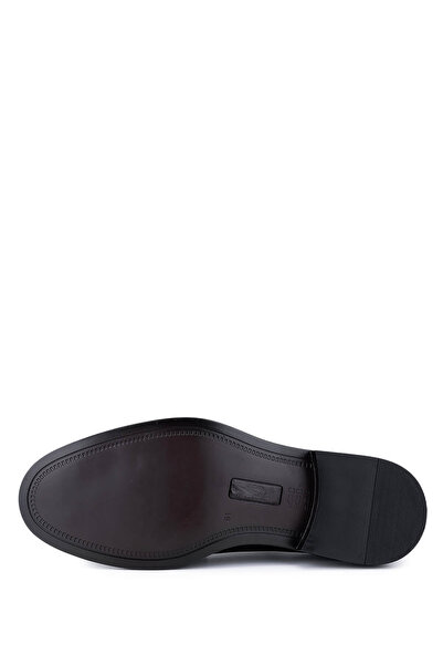 Tamer Tanca Erkek Hakiki Deri Siyah Antik Klasik Ayakkabı