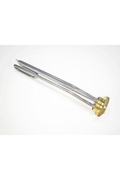 SERN Standart Diş 1-1/4 Bükümlü kazan rezistansı 30cm 2KW 10mm kovanlı