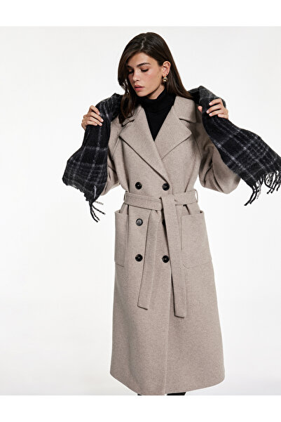 Koton Açık Kahverengi Kadın Kaban 6WAK00192EW