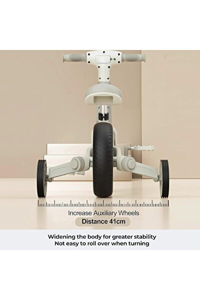 MACON 3-in-1 Convertible Kids Smart Tricycle/Bicycle/Balance Bike (Green)