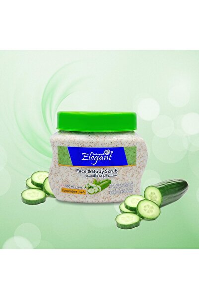AFS Elegant Elegant Cool Cucumber Face & Body Scrub | 500 ML | Twin Pack
