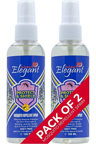 AFS Elegant بخاخ أنيق لطرد البعوض والقراد - ١٠٠ مل - عبوة من قطعتين - برائحة ...