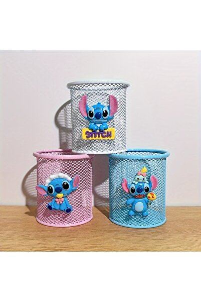Generic Adorable Stitch Pen Holder, Multifunctional Desk Organizer, Perfect for Pens, Brushes & Small Items