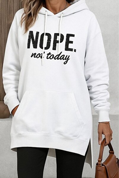 GENCULUS    Women's Long Sleeve Hooded Lace up Viscose Two Thread Sweat