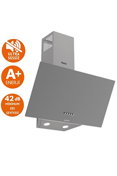 Ferre FryArt&SilentArt PIVA/ Sessiz Yeni Seri Antrasit Gri Ankastre Set (D088-SA + QXE62CPR +LN388)