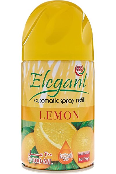 AFS Elegant Elegant Automatic Spray Refill – Lemon – 300ML – Air Freshener Refill for Home And Bathroom