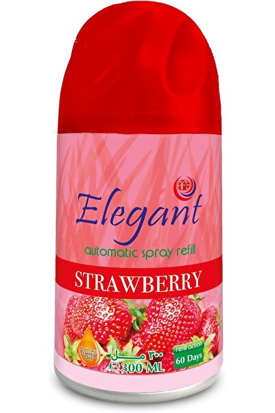 AFS Elegant Elegant Automatic Spray Refill – Strawberry – 300ML – Air Freshener Refill for Home And Bathroom