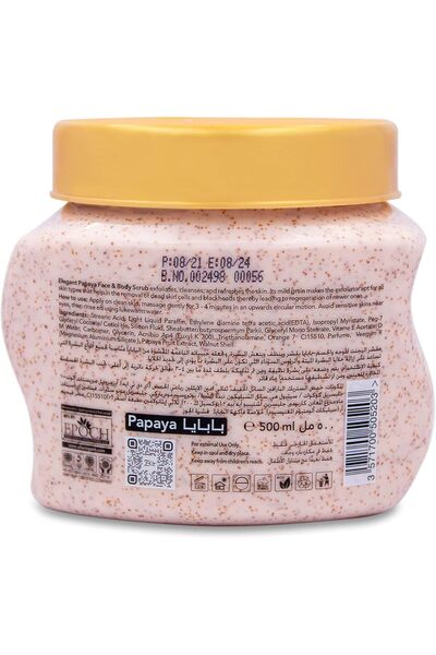 AFS Elegant Elegant Fresh Papaya Face & Body Scrub - 500 ML Twin Pack