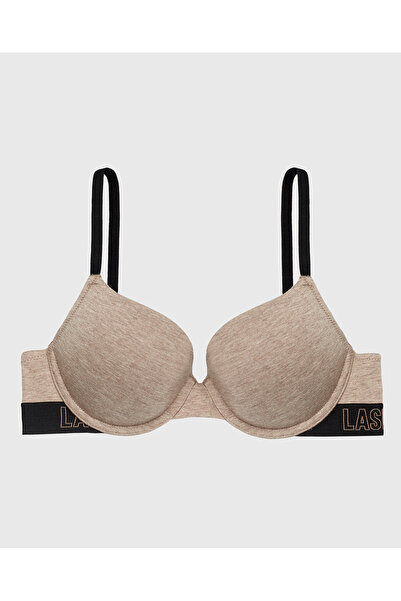 La senza حمالة صدر ناعمة مبطنة بشكل خفيف بلون شجرة الخلنج الخالية من الأوراق