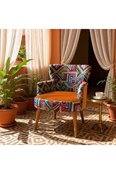 WATERYBROOK Dijital Baskılı Kumaş – Babyface Kumaş Tekli Berjer | Ceviz Ayakl...