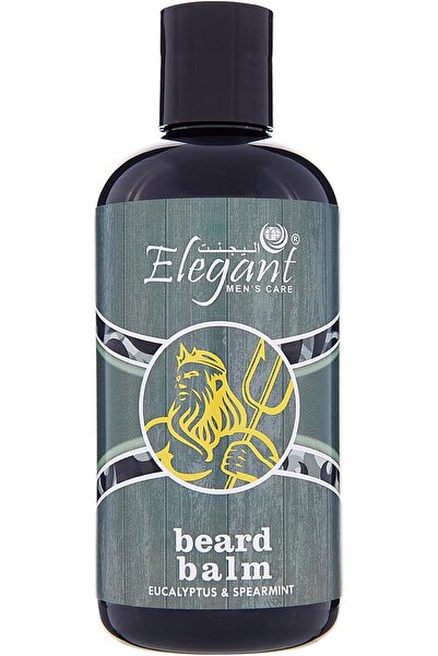Elegant Beard Balm with Eucalyptus and Spearmint – 250ML – For shiny and shaped beards, Deep con