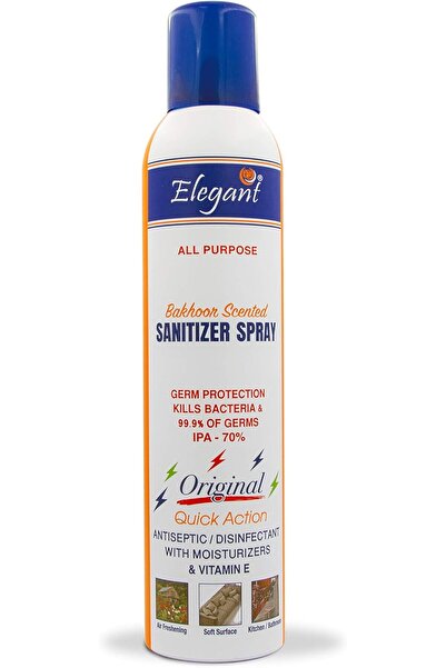 AFS Elegant Elegant Hand Sanitizer Spray – 300ml – Pack of 12 – 70% IPA – Advanced Germ Protection – M