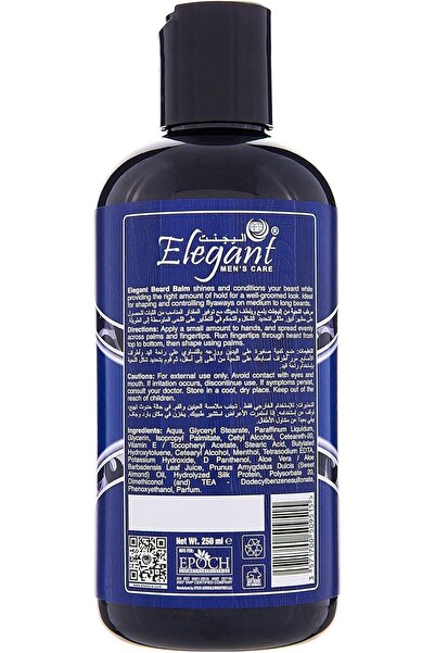 Elegant Beard Balm with Almond & Silk Protein – 250ML