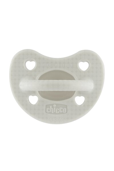 Chicco PhysioForma® Luxe Soft Silicone Soother 2-6m 1pc, Gray