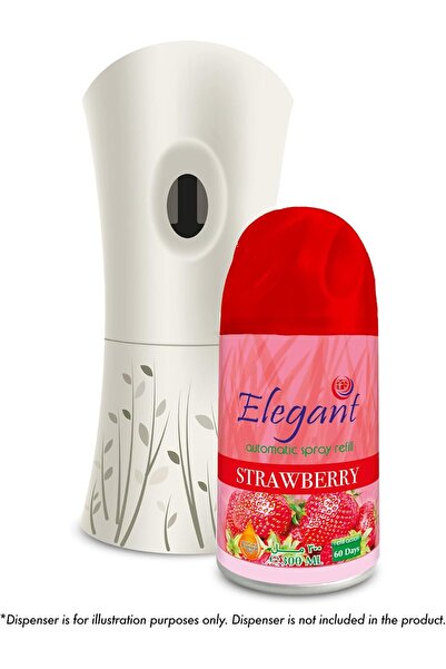 AFS Elegant Elegant Automatic Spray Refill – Strawberry – 300ML – Air Freshener Refill for Home And Bathroom