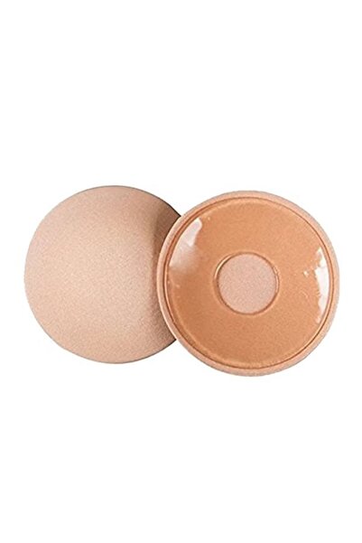 Generic Reusable silicone nipple cover, 2-piece set, beige