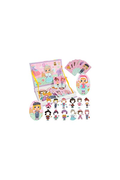 Three top online Magnetic puzzle dress up doll 51el