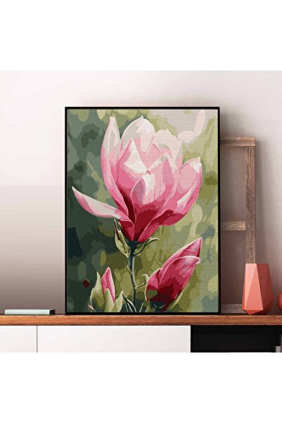 Pictorul Fericit Aroma magnoliei (Magnolia scent) - Pictură pe numere