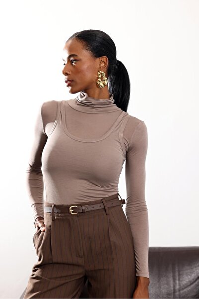 5in1Canpolat Mink Athlete Transparent Double Set 071790