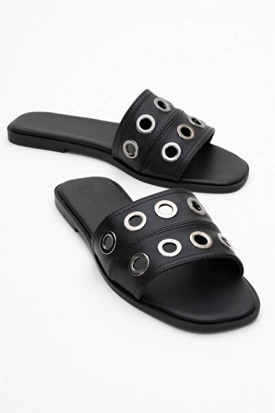 inyola Women's Faux Leather Slippers 6322