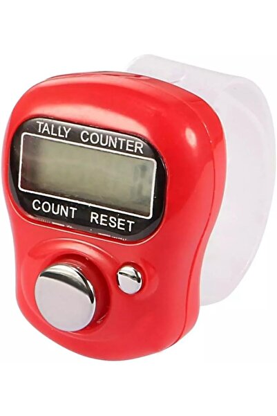 Generic Portable Multi-Color Digital Tasbih Ring Counter with LCD Display and Reset Button