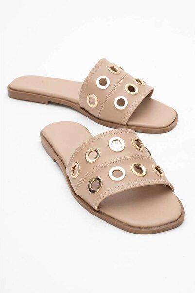 inyola Women's Faux Leather Slippers 6322