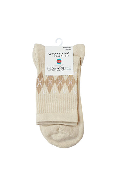 Giordano 2-Pack Cotton-Blend Mid-Length Socks – Essentials Collection