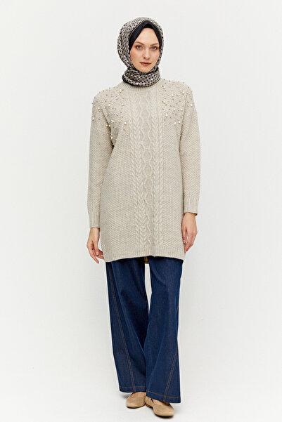 Setrms Taş Detaylı Triko Tunik