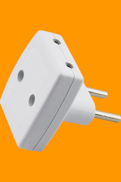 MH MiniHediye 3 Way T Plug Socket Golyat Multiple Group Socket Multiplier Triple Golyat Electrical Socket