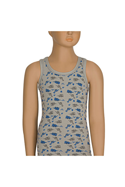 TEKKAPLAN Rotation Printed Boy's Undershirt Elastan 3-Pack