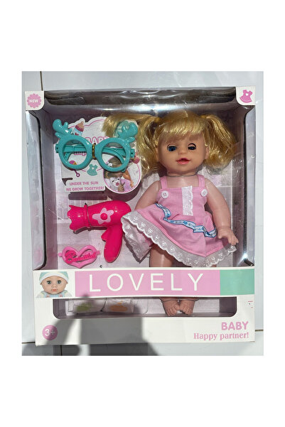 Toysea 14-Inch Doll Set with Accessories, Light and Sound Baby Doll Toy for Kids, Gift Set