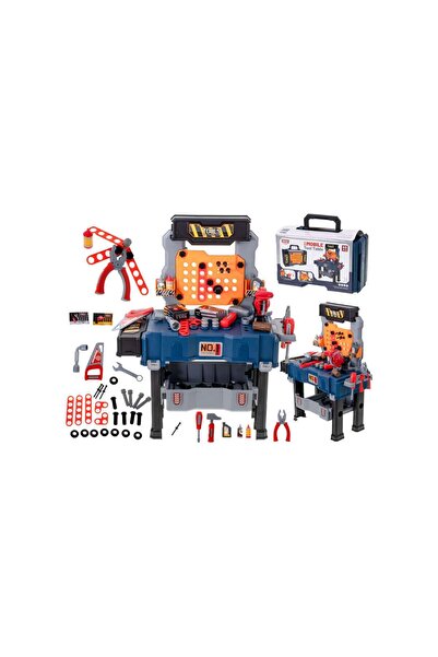 Three top online Set atelier DIY masă + scule, 65 buc