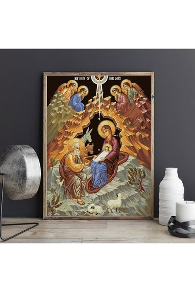 Pictorul Fericit Holy birth (Nașterea Domnului) - Pictură pe numere
