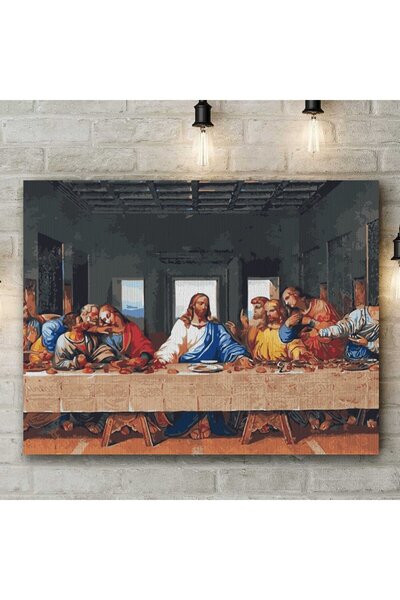 Pictorul Fericit Last Supper - Paint by numbers (Leonardo da Vinci)