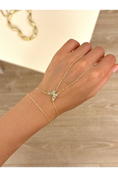 YOUES JEWELRY 14K RENK ÇELİK ŞAHMERAN GOLD KADIN ŞAHMERAN