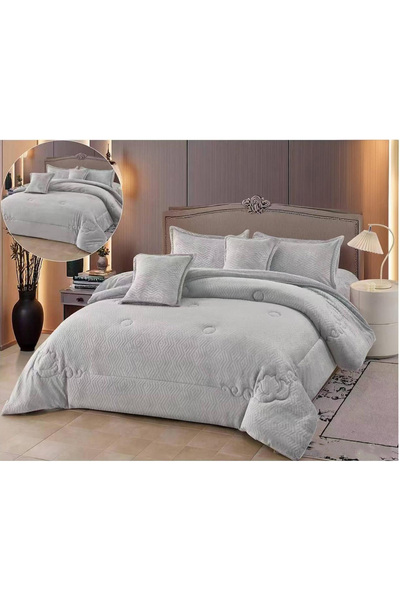 DEC29 مفرش حشو. مخمل فرو نفرين 4 قطع