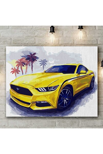 Pictorul Fericit Mustang - Pictură pe numere